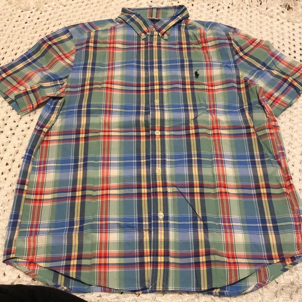 Boys Ralph Lauren Button Down Short sleeve shirt